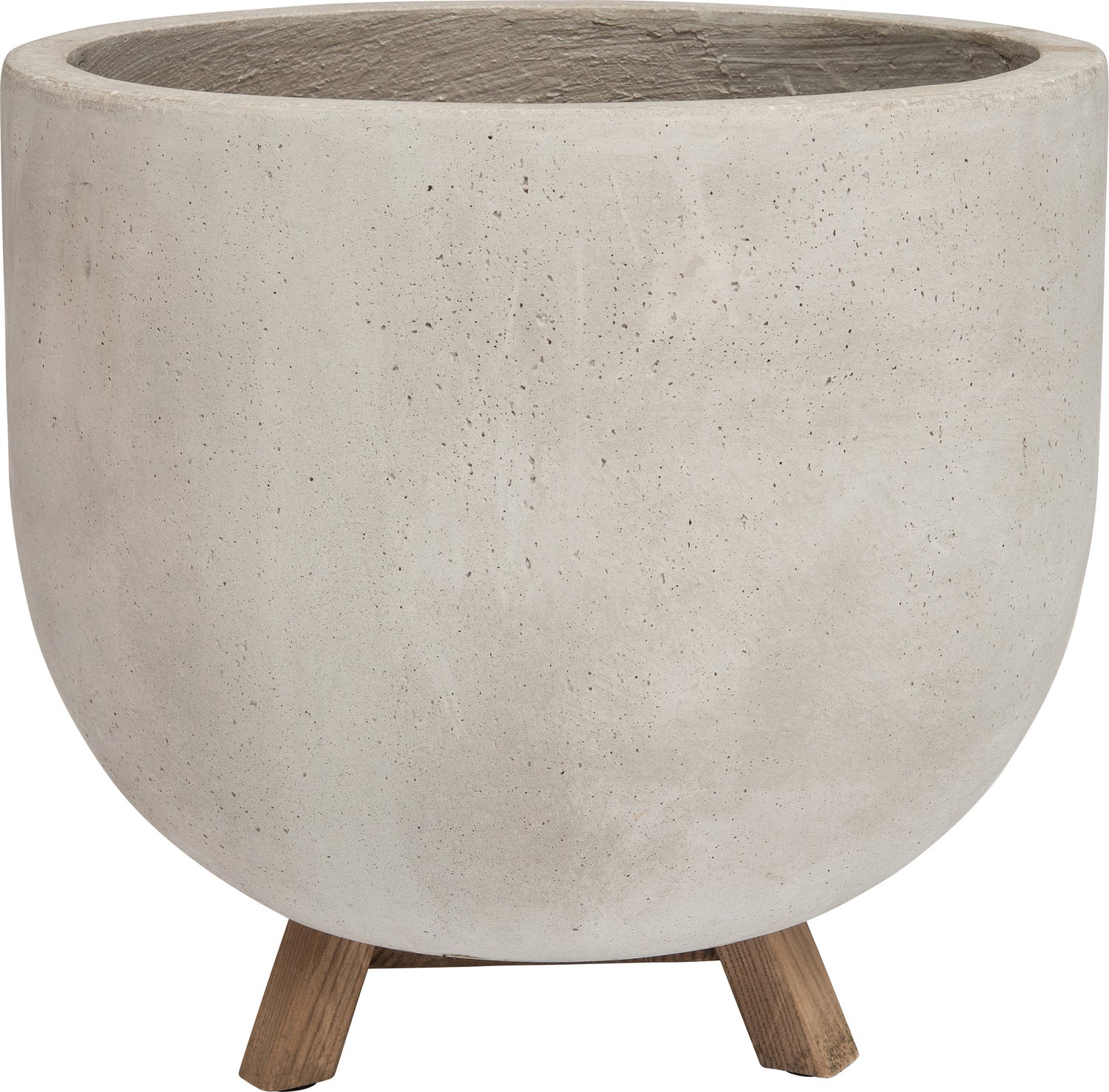 Intratuin bloempot op voet Bob grijs D 30 H 28 cm