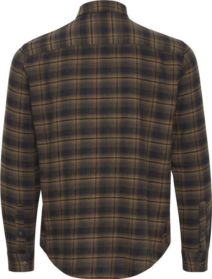 Casual Friday CFANTON LS BD shadow checked shirt Breen melange