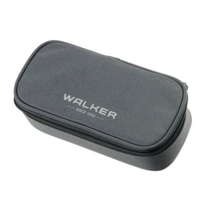Trousse plumier Walker Alpha - 1 compartiment - gris
