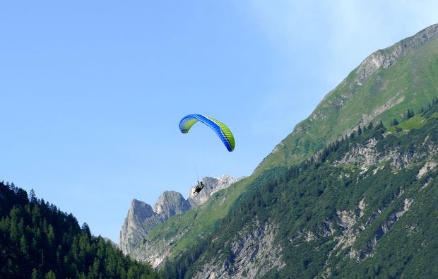 Gleitschirmfliegen Schnupperkurs in Bach am Lechtal