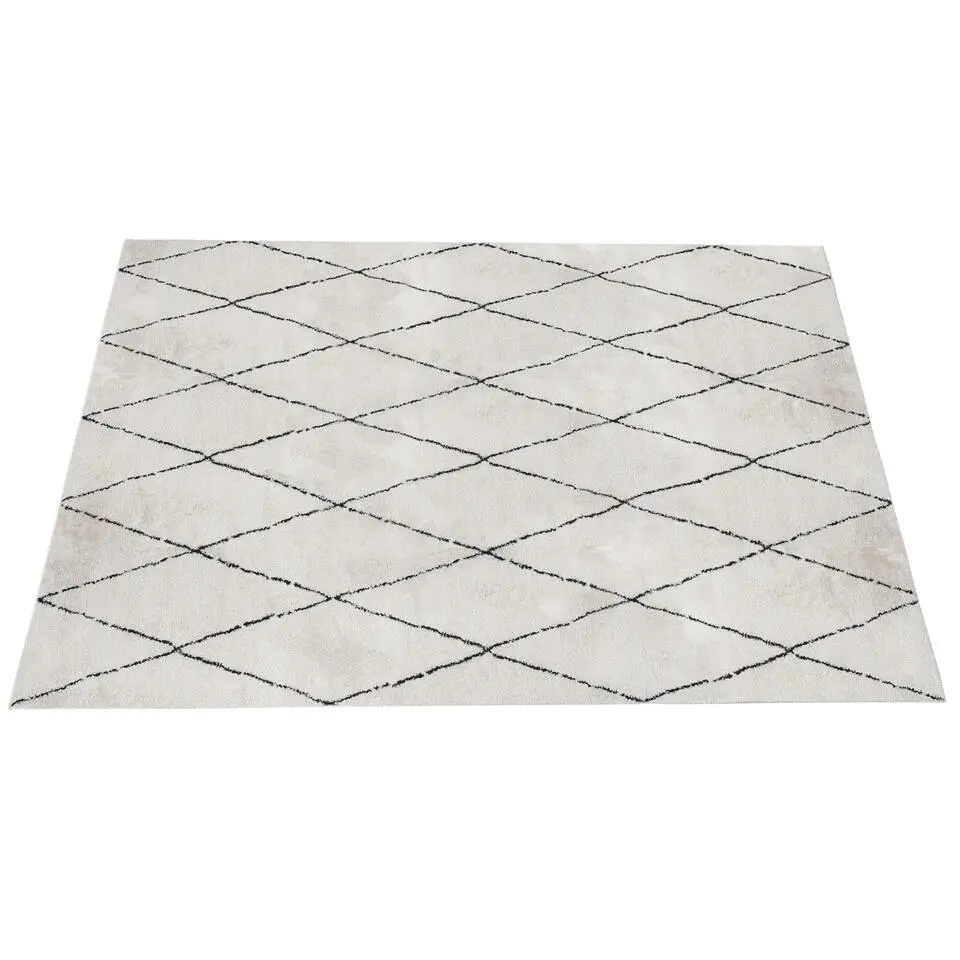 Dutch Lifestyle - Polyester - Vloerkleed - 230x160cm - Wit