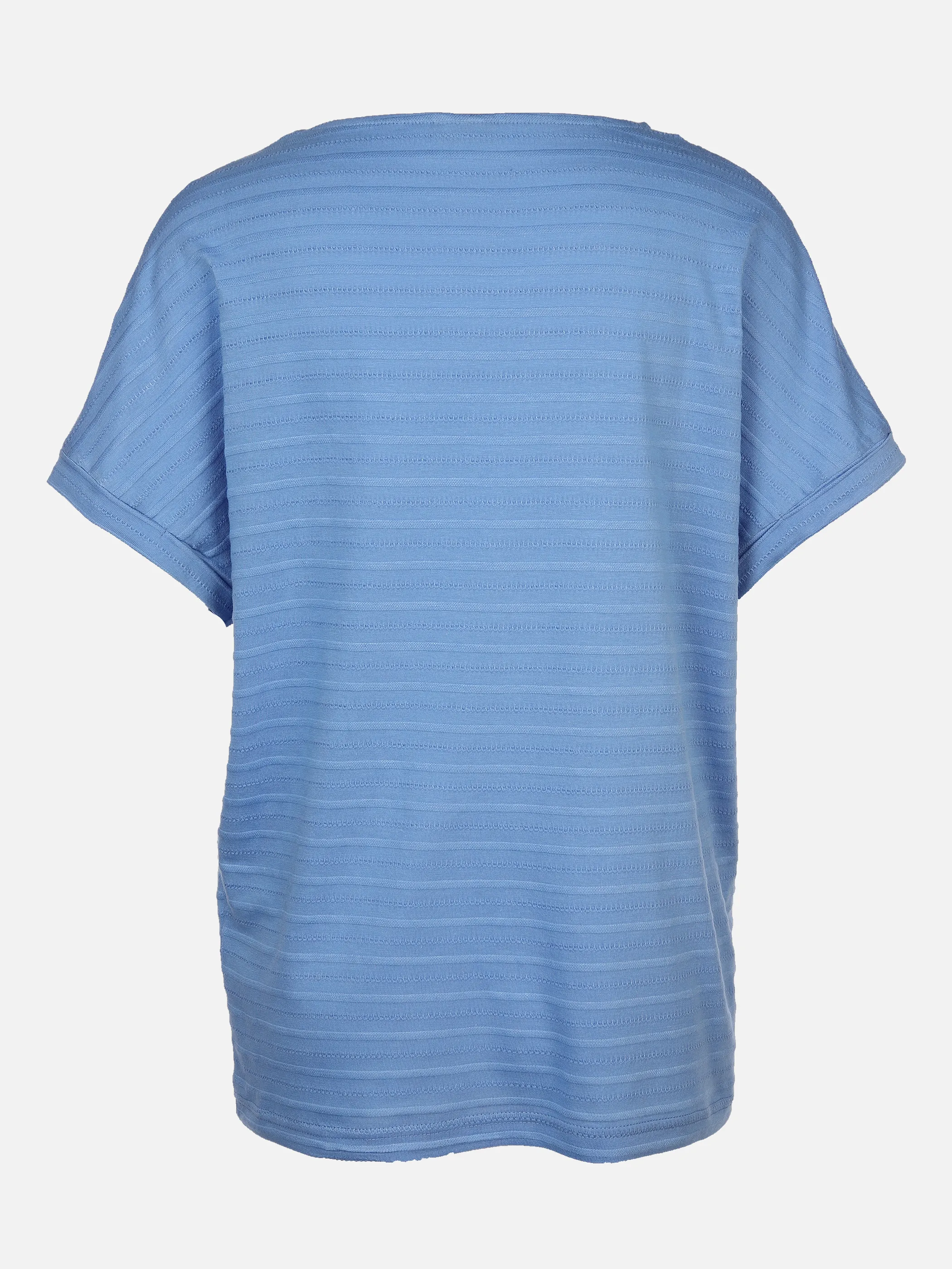 Damen Struktur Shirt unifarben
