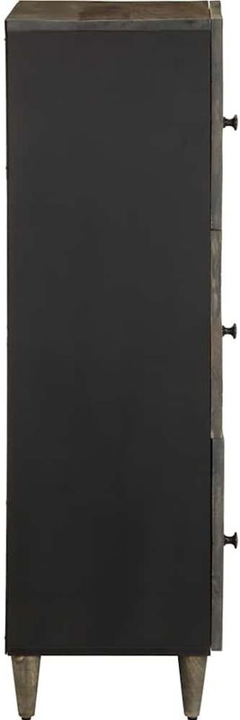 vidaXL - Hoge Kast - Massief Mangohout - 40x33x110 cm