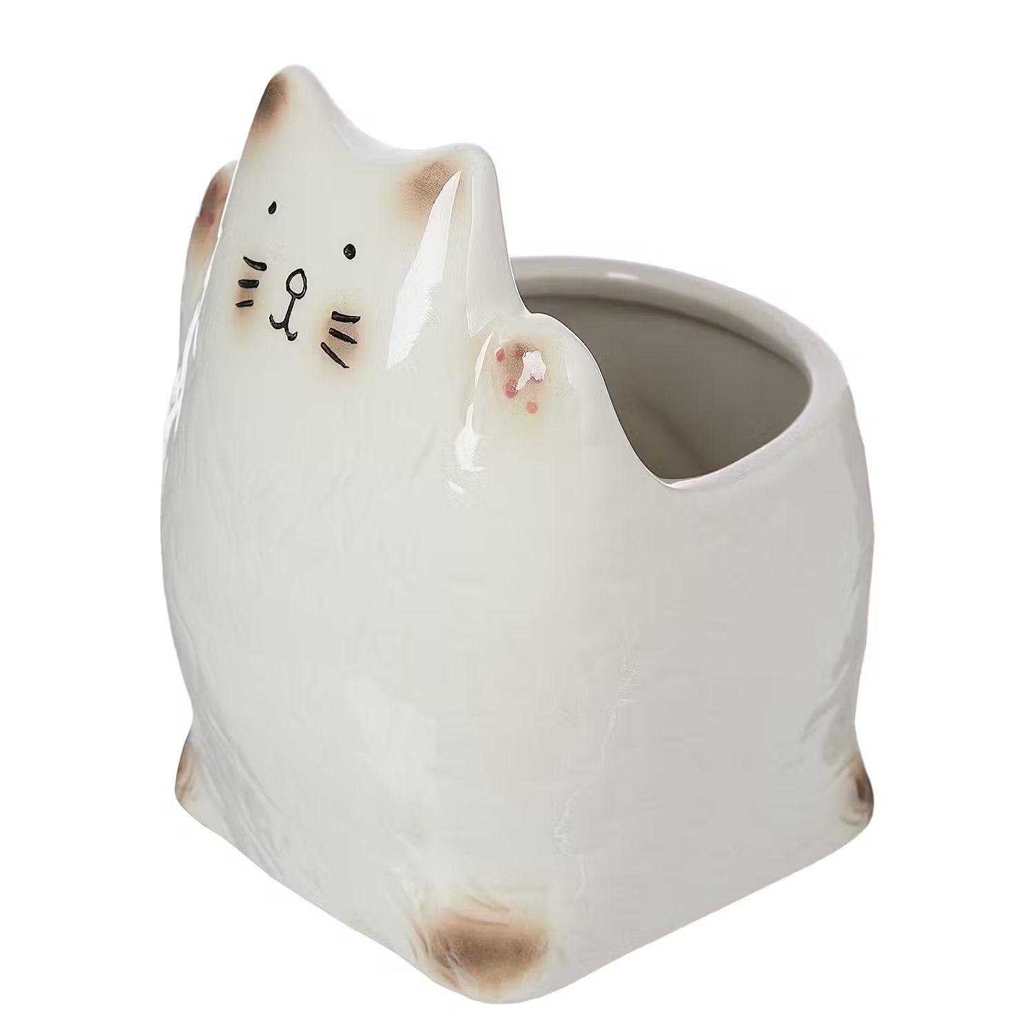 KITTY Blumenübertopf Katze 4er-set