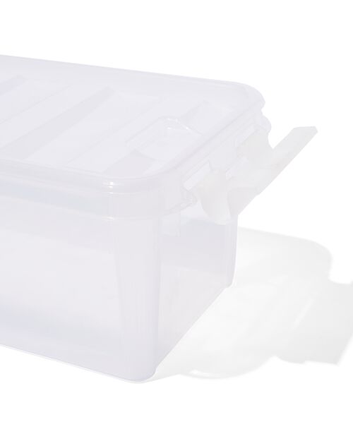 boîte de rangement 3.5L Madrid transparent 38x14x11