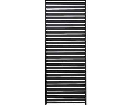 Mirador lamellen zijpaneel voor 300 cm, zijkant 90 cm, zwart