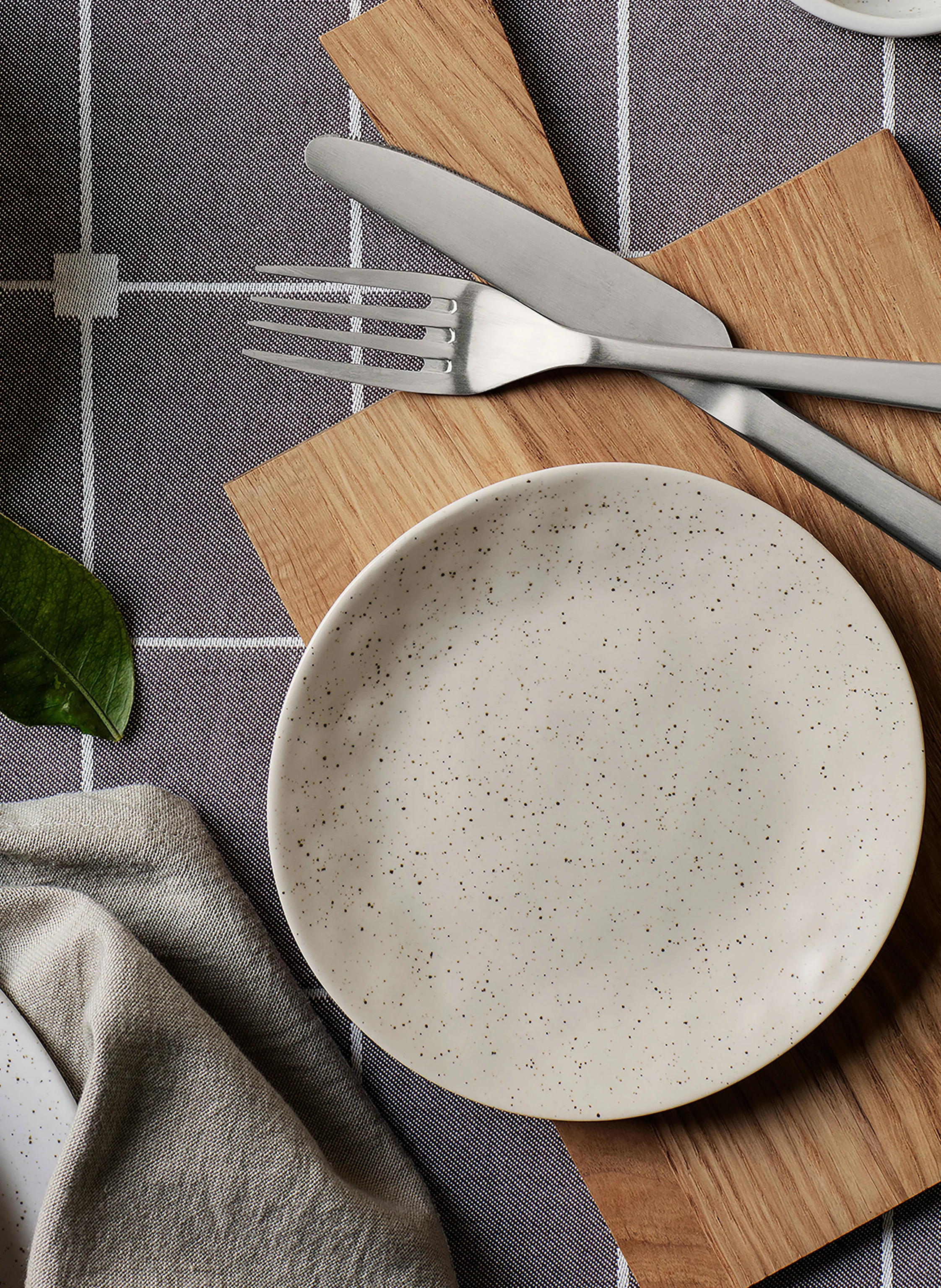 BROSTE COPENHAGEN 4er-Set Dessertteller NORDIC VANILLA