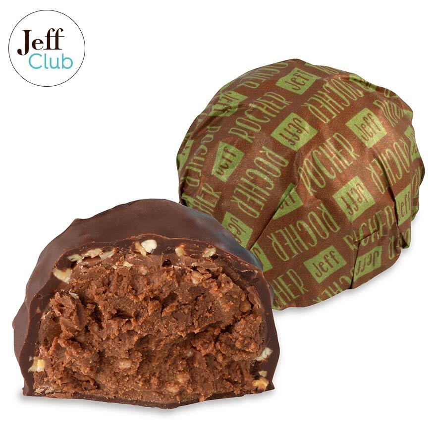 Rocher Chocolat Noir au Praliné Noisettes