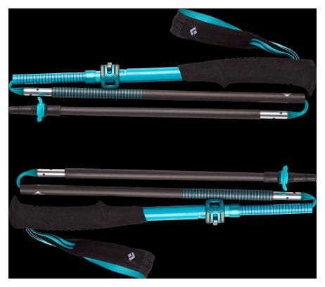 Bâtons de Randonnée Femme Black Diamond Distance Carbon FLZ Bleu