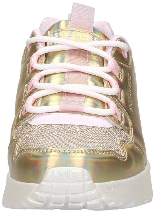 Skechers Uno Lite - Metallic Pops goudkleur