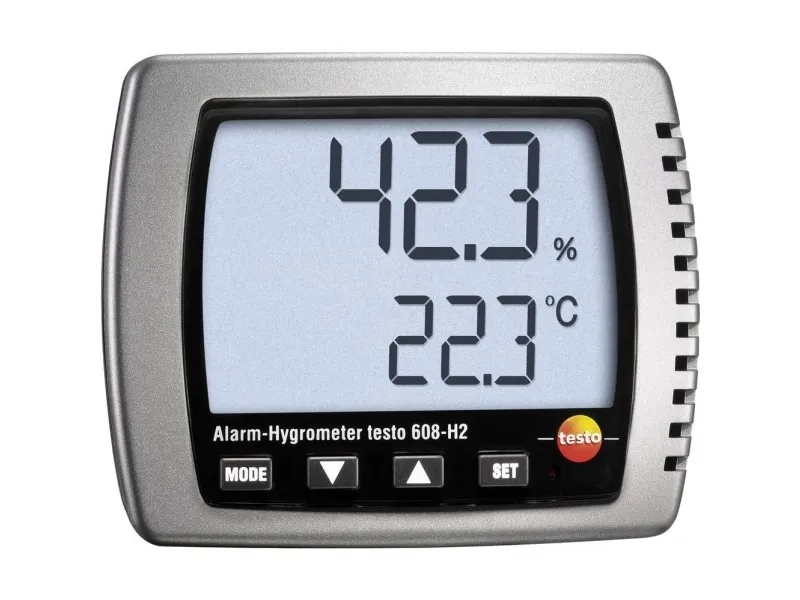 Testo 608-H2, Digital, Rektangulær, 6F22, 9 V, -10 - 70 °C, -40 - 70 °C