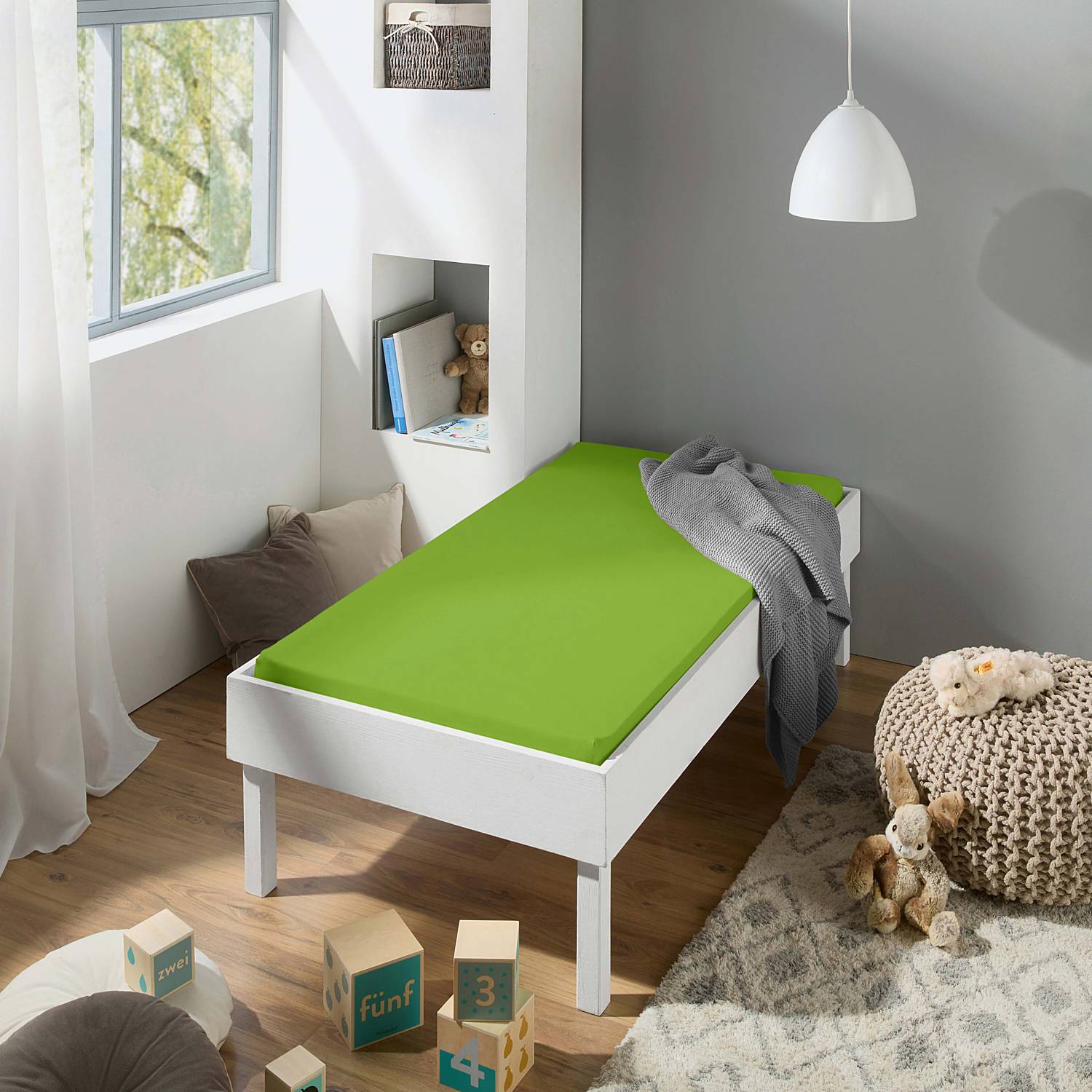 REDBEST Single-Jersey Kinder-Spannbettlaken 
