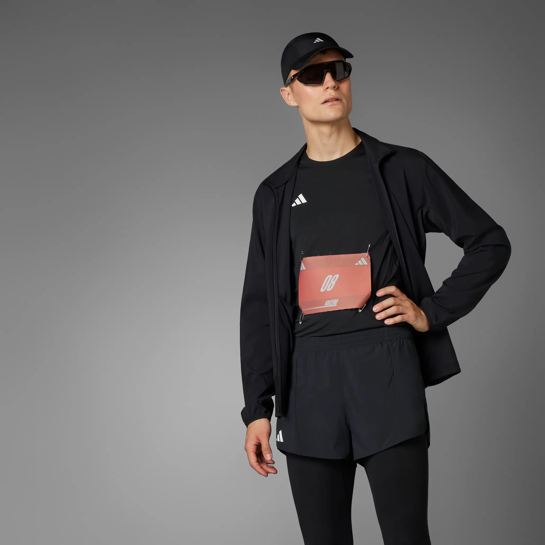 Adidas M Adizero E Short Black Black
