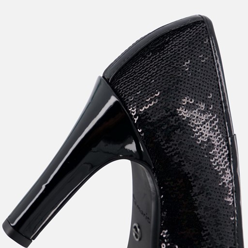 Tamaris Pumps zwart Textiel