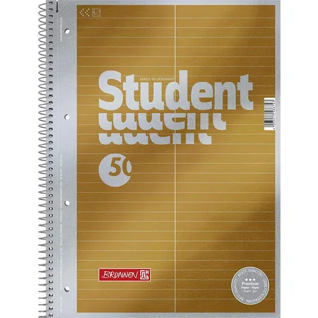 BRUNNEN Collegeblock Vokabel Premium A4, Lineatur 53, 50 Blatt