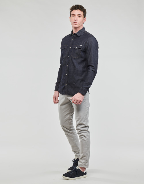 Jack & Jones - JJESHERIDAN SHIRT L/S - Bleu