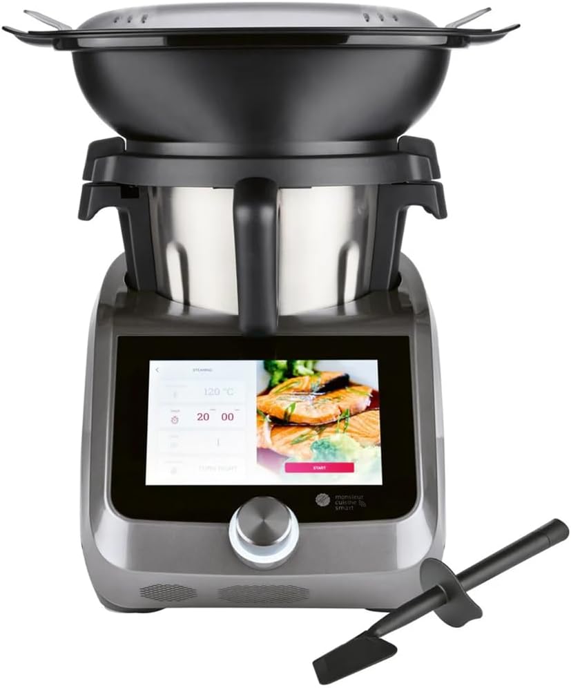 SILVERCREST® Küchenmaschine Monsieur Cuisine Smart SKMS 1200 B1 Farbe: Titanium