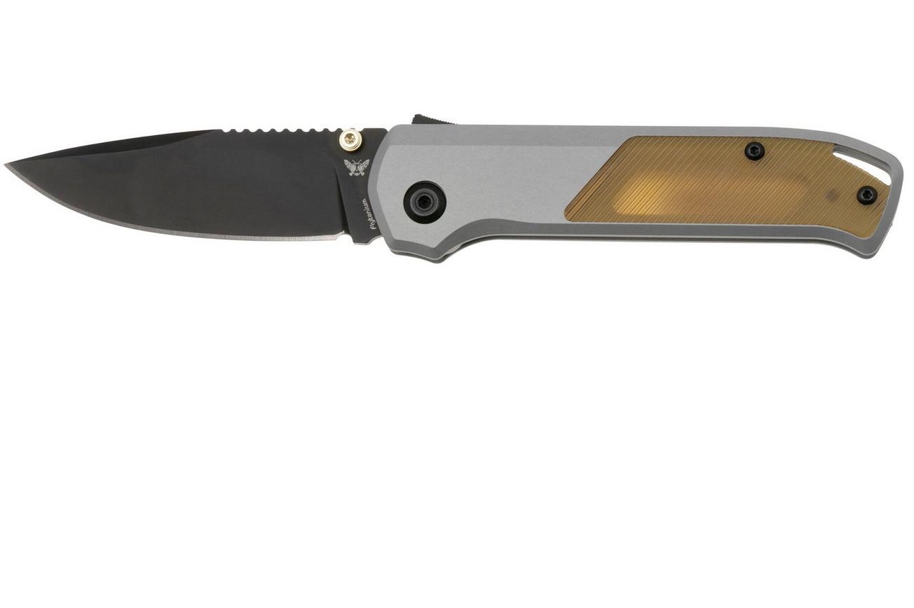 Flytanium Arcade Shark-Lock 1312 Black DLC, Aluminum Gunmetal Ultem Inlays, zakmes