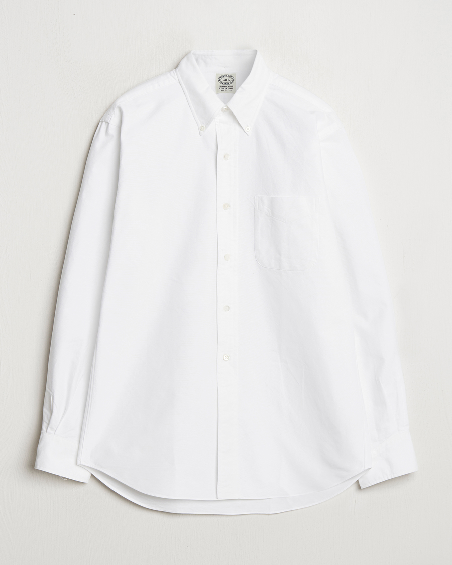 Kamakura Shirts Vintage Ivy Oxford Button Down Shirt White