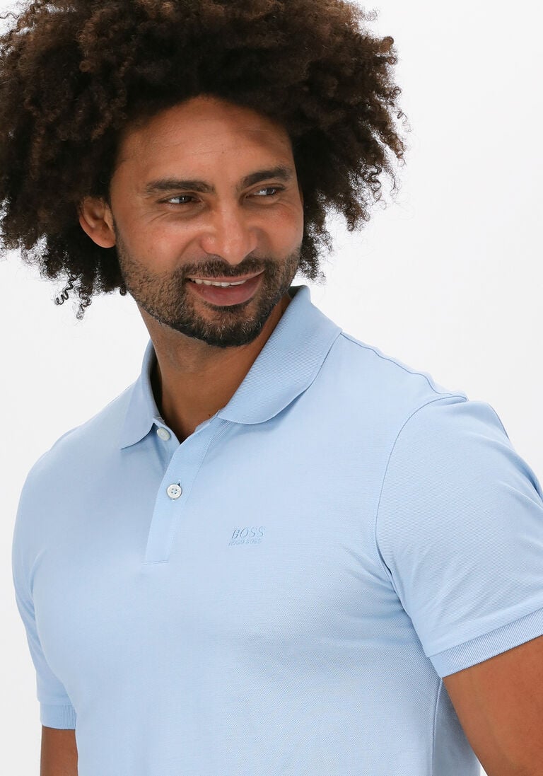 BOSS lichtblauwe boss polo pallas 10108581 01
