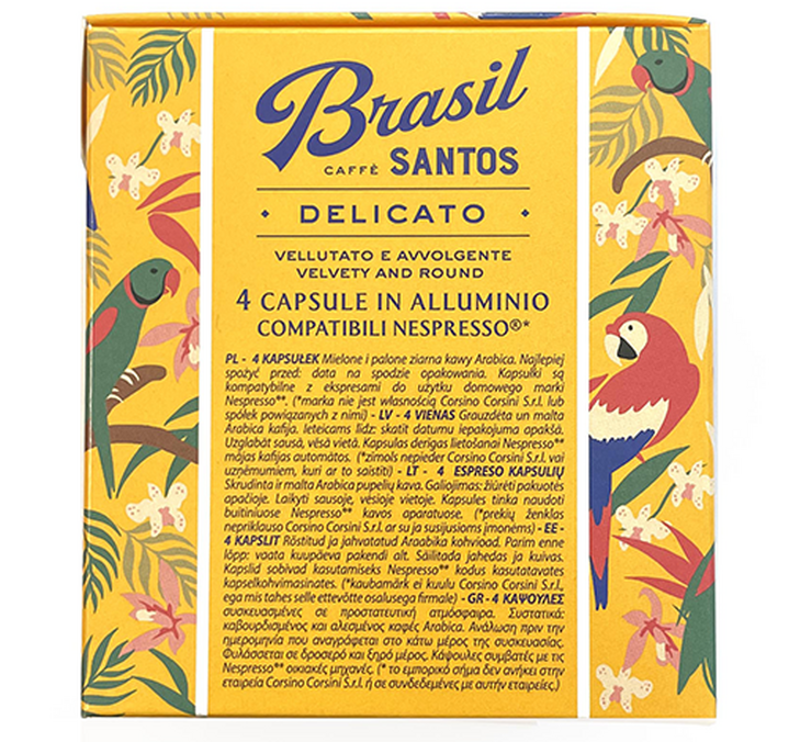 Boule de Noël - 4 capsules Christmas Brasil - compatibles Nespresso® - CORSINI