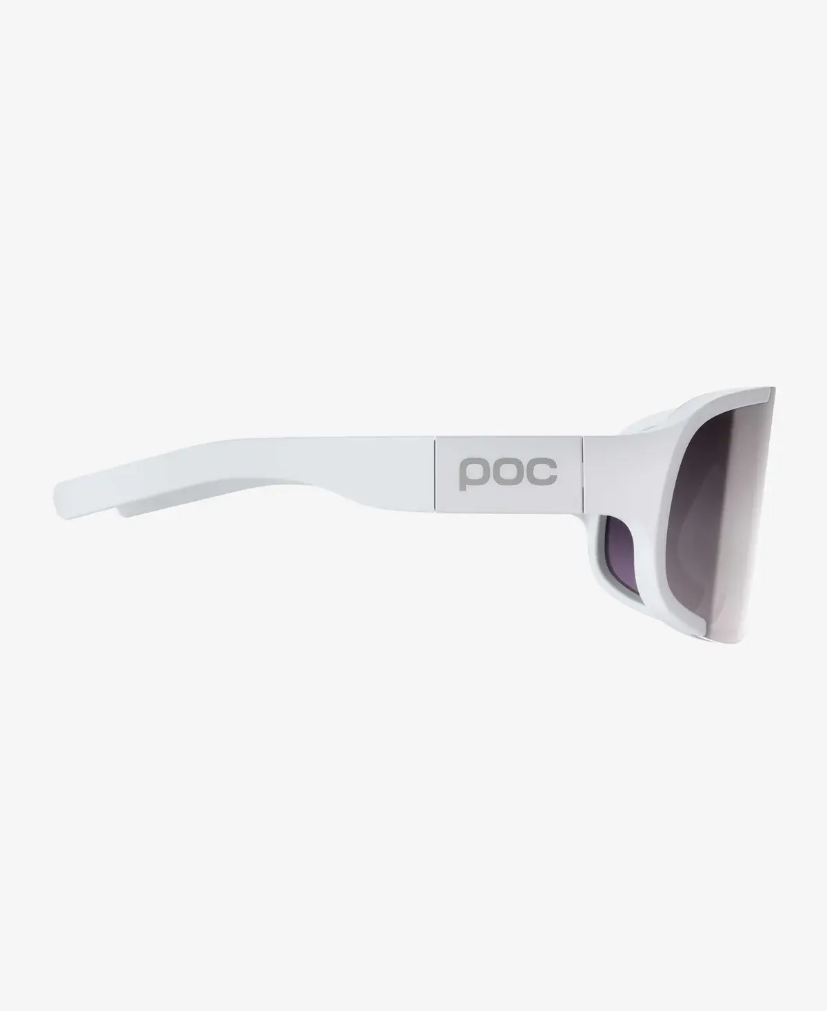 POC Aspire Wide Fit Sport Zonnebril Wit met Road Lens Zilver