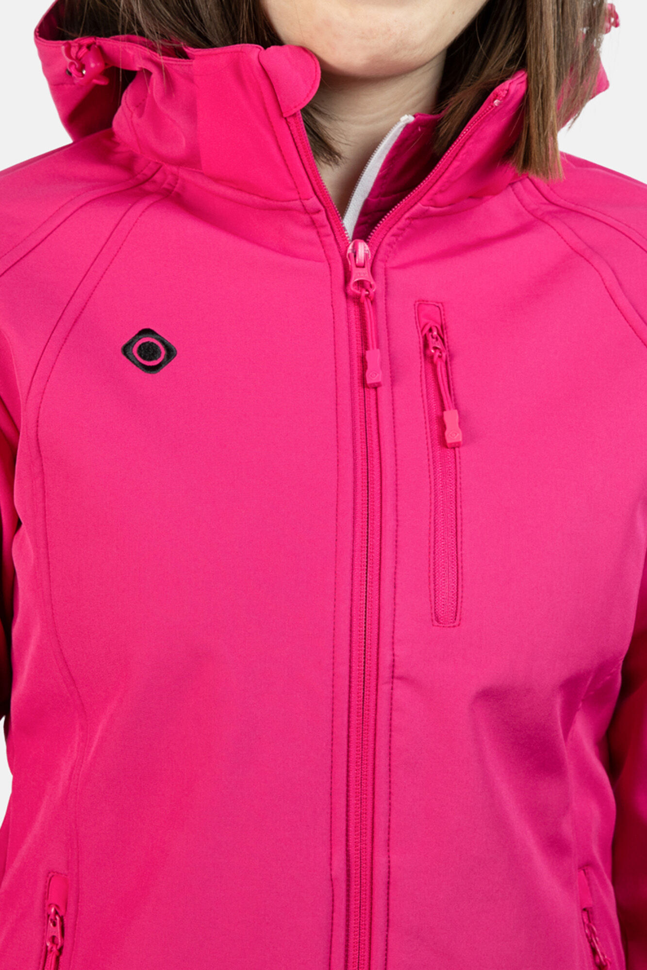 Jaqueta corta-vento softshell Haiti - fúcsia