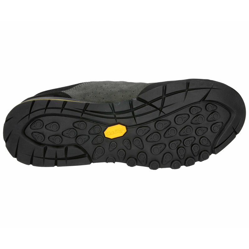 Brütting Makalu grijs met gele heren wandelschoenen