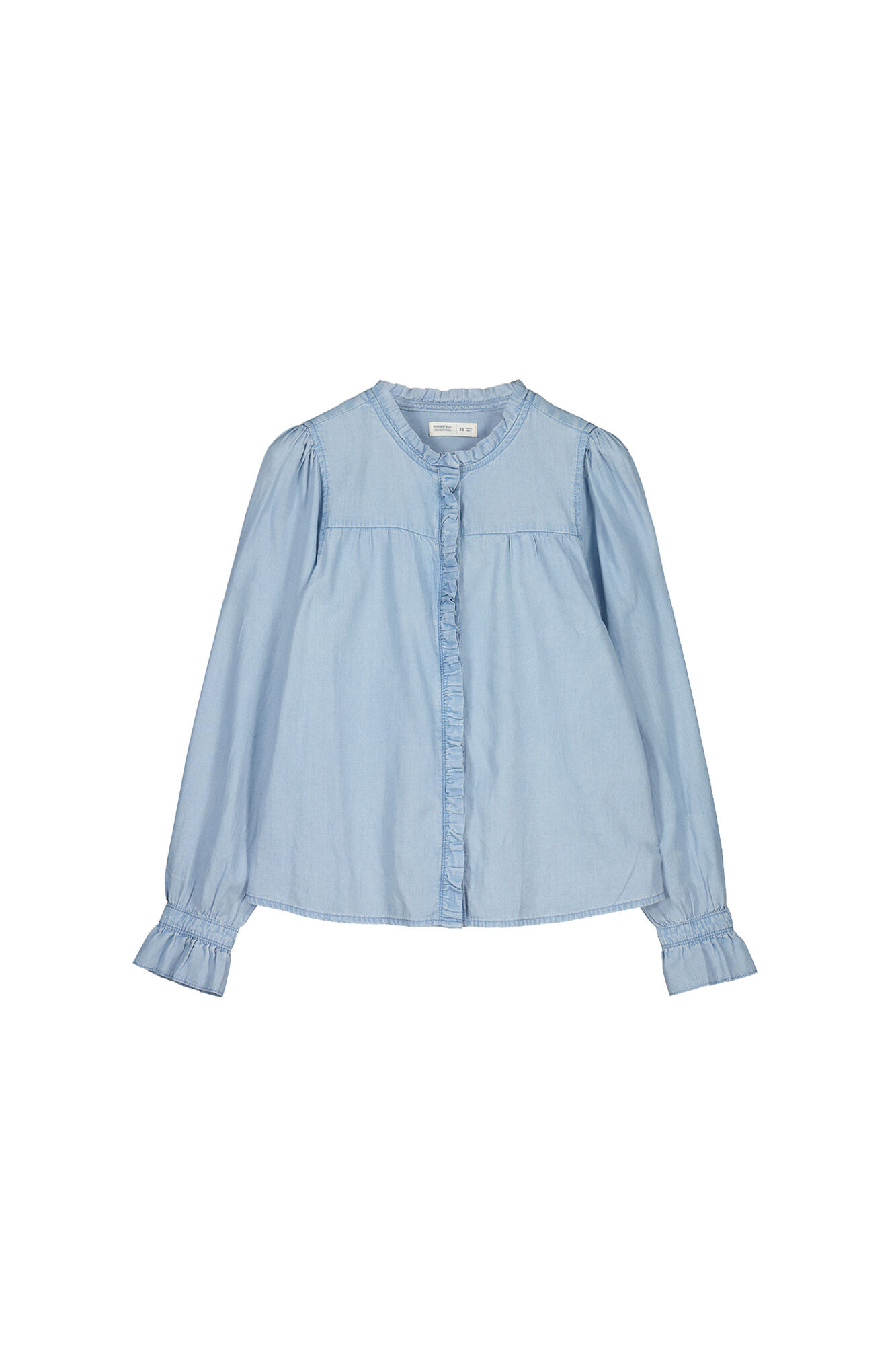 Blusa em Tencel Denim - Azul Médio