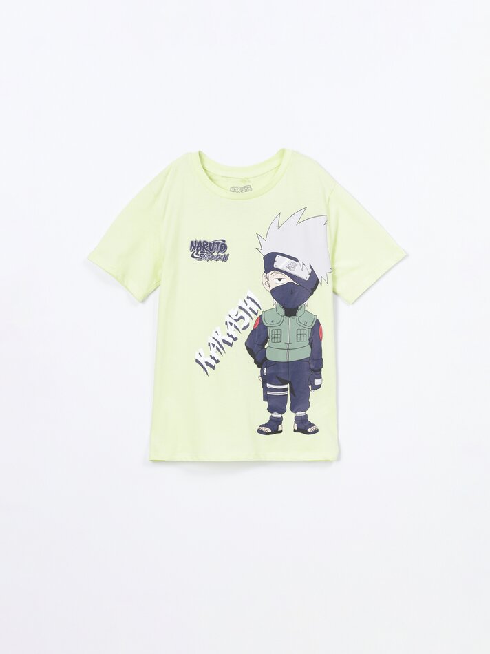 Conjunto de pijama curto estampado Naruto Shippuden - Lima