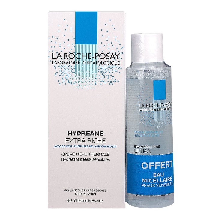 Hydréane extra-riche 40ml & eau micellaire offerte