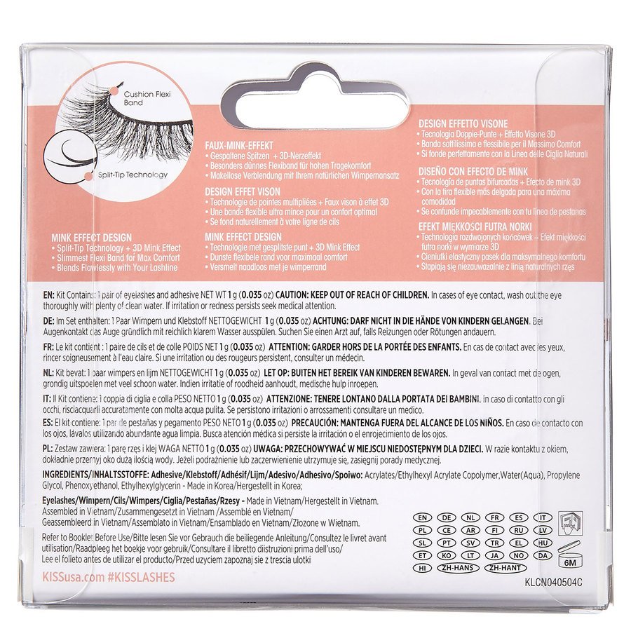 KISS Lash Couture Naked Drama Collection Organza 1pair