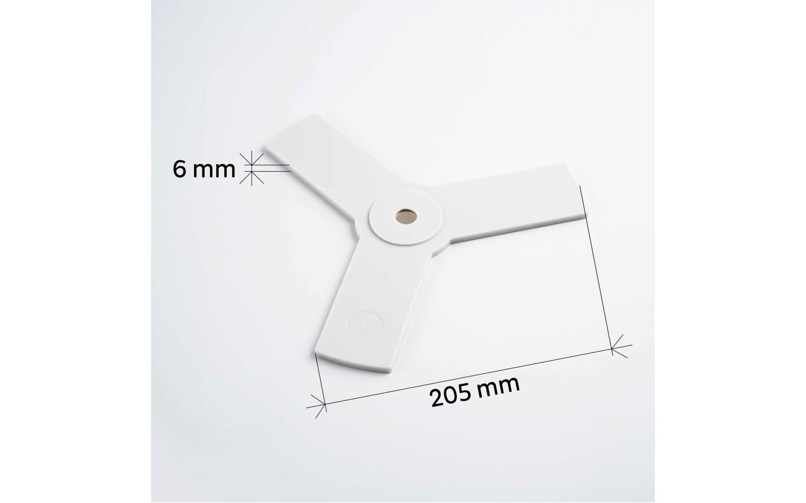 Silwy Magnet Adapter Sandwich Bundle für das Fixieren von Geschirr 5 Stück