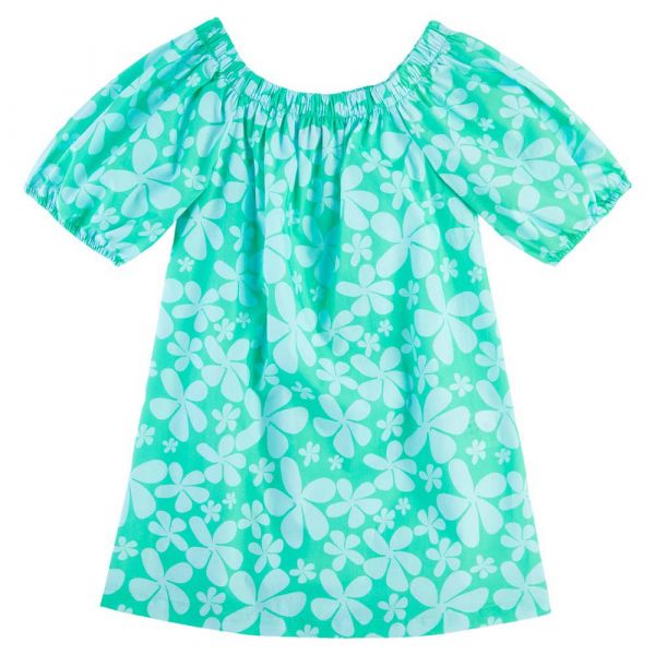 Sundek Vestido Curto De Manga Curta Abito Rolling Flower Atoll 12 Anos