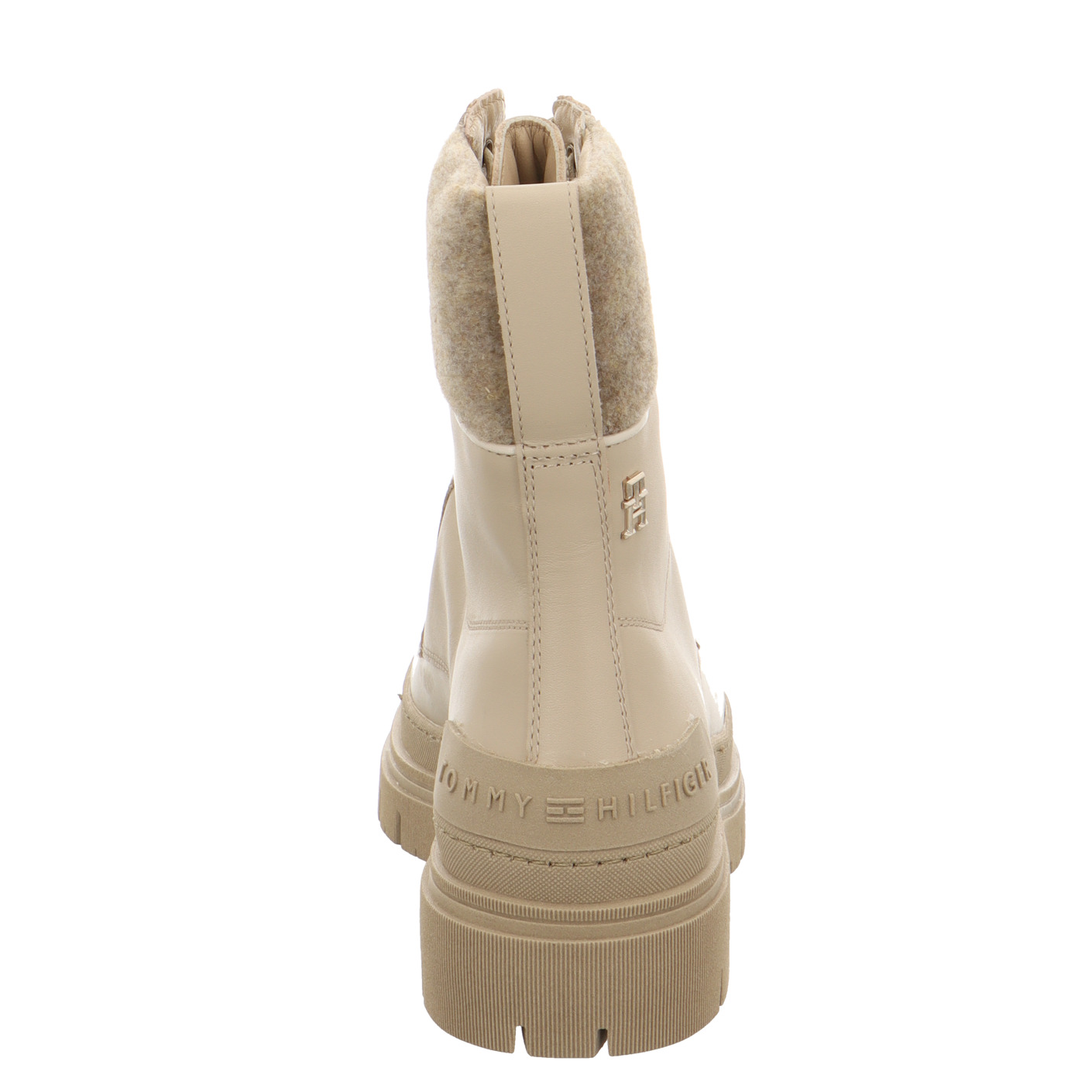 Schnürboots beige