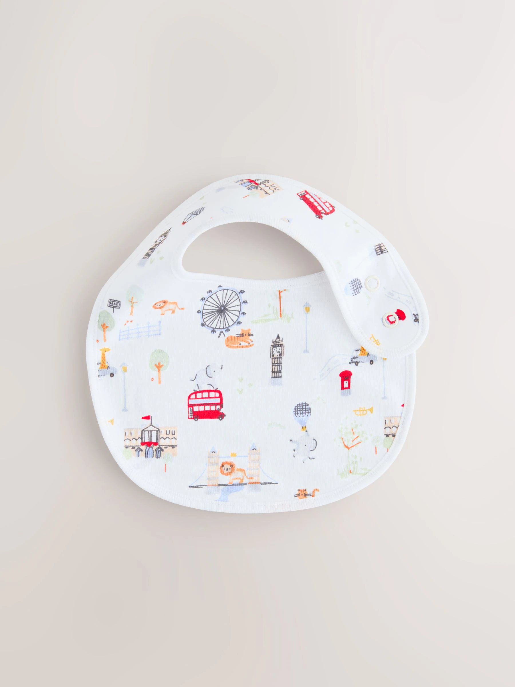 Rood - Verpakking met 3 babyslabbetjes