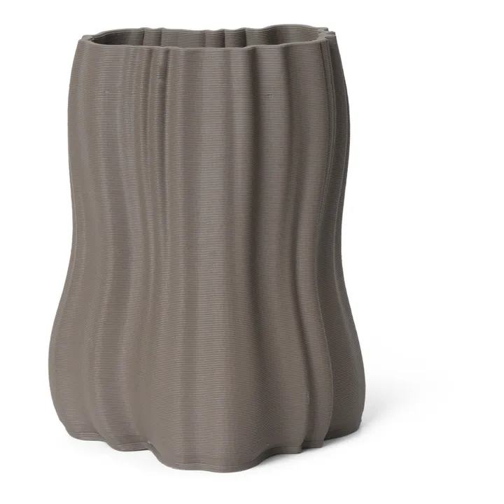 Ferm Living Vase Moire | Gris anthracite