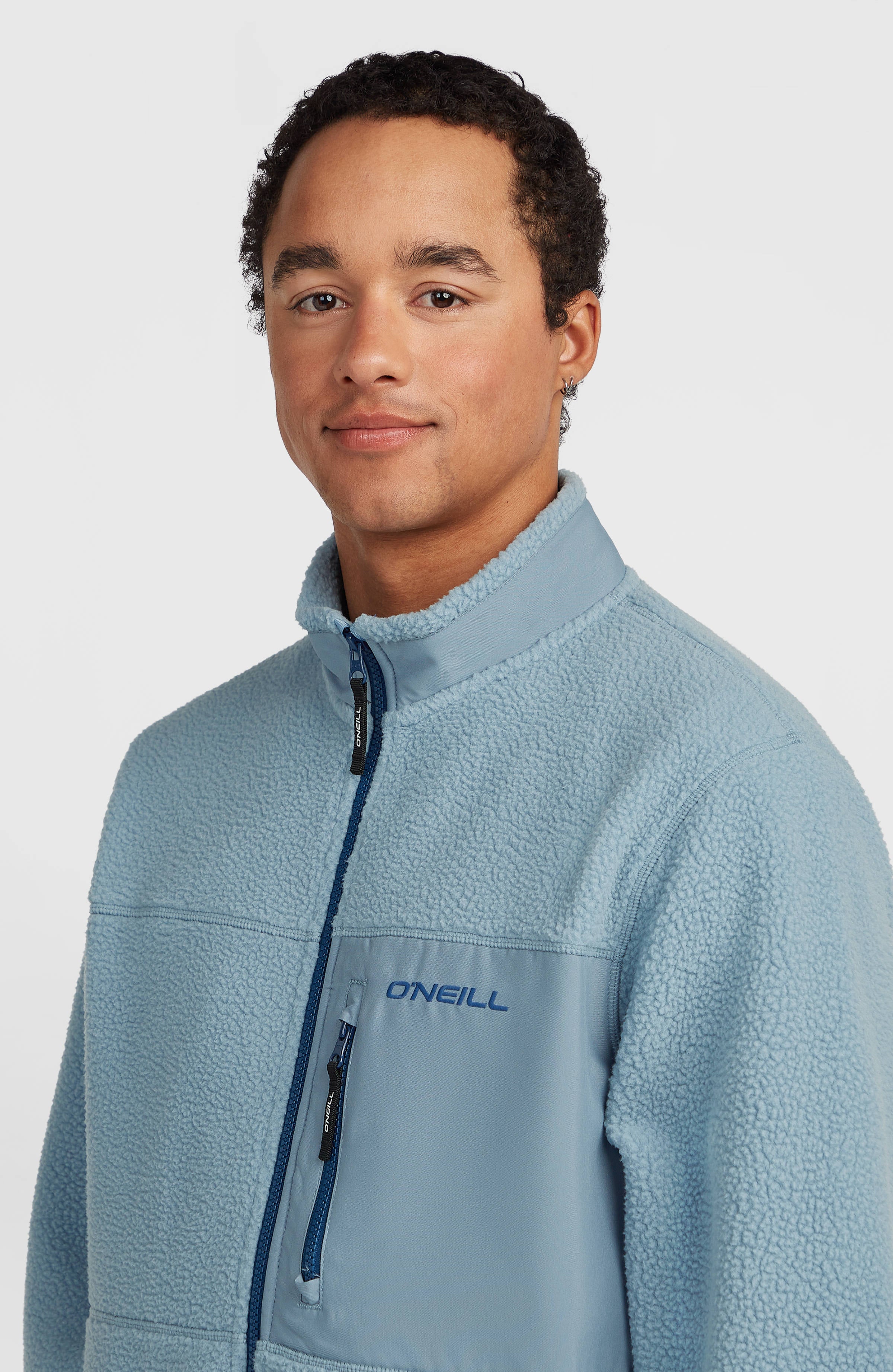 Must-Have High-Pile fleecevest met volledige rits
