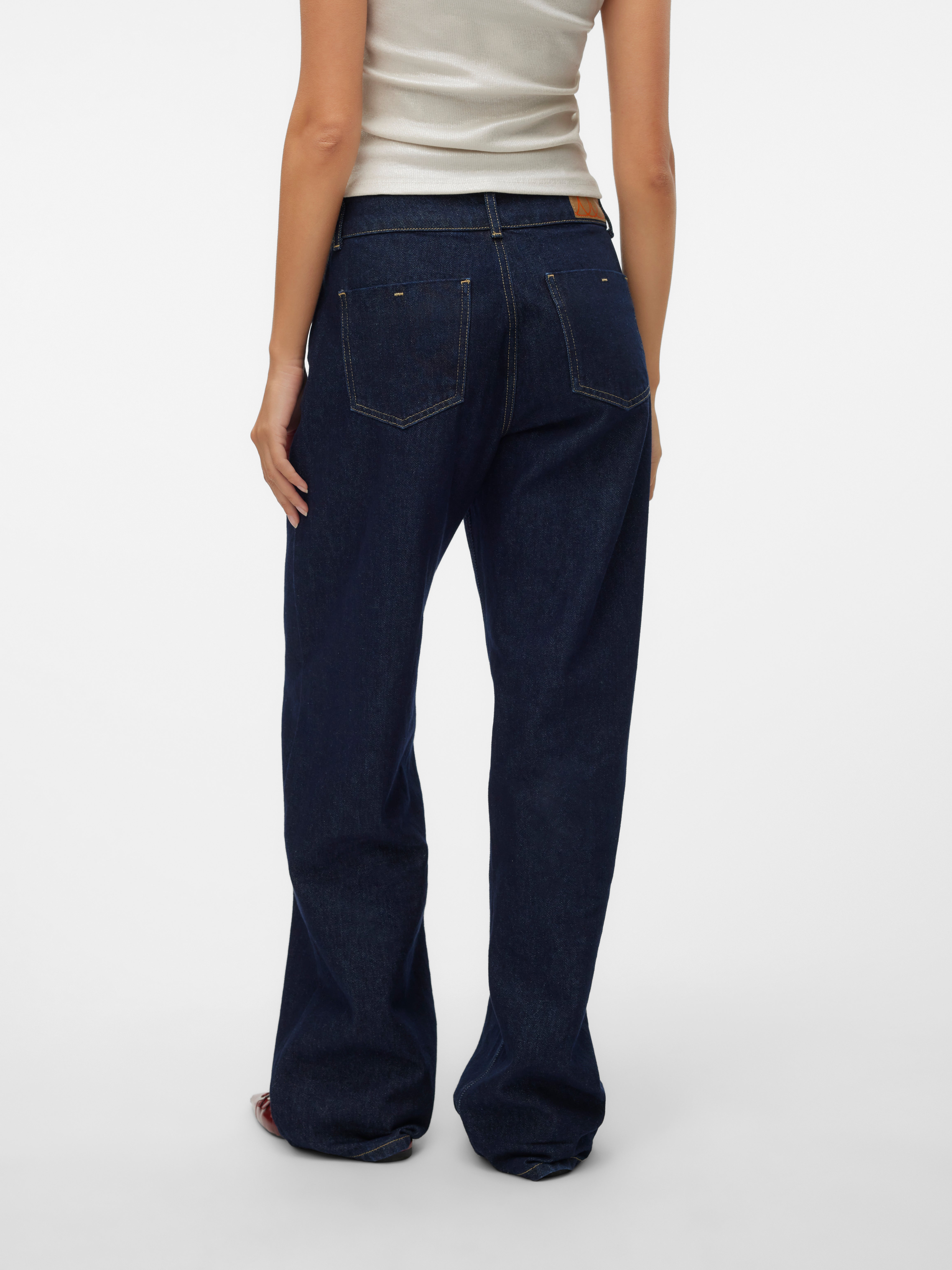 SNRANCY Mid waist Wide leg fit Jeans