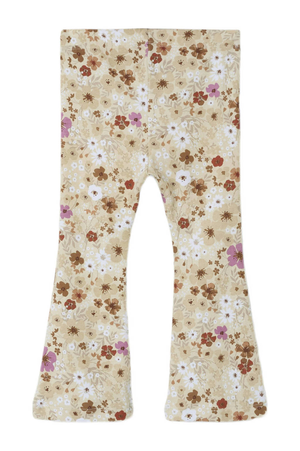 NAME IT baby flared broek NMFDIDISA met panterprint