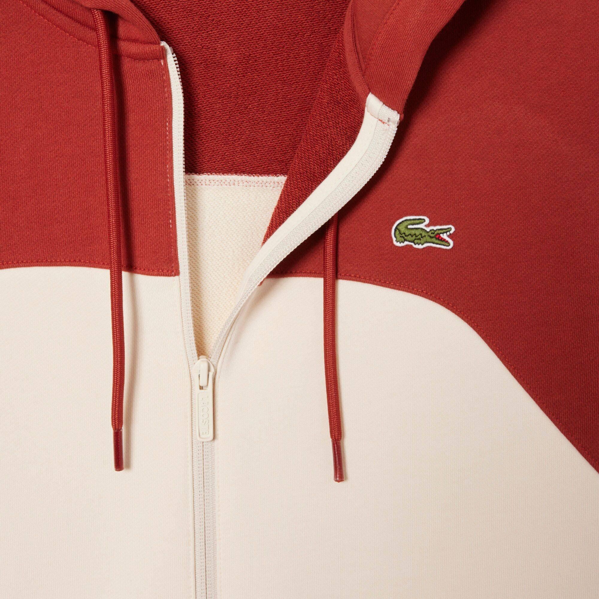 Lacoste Colour Block Zip Hoodie