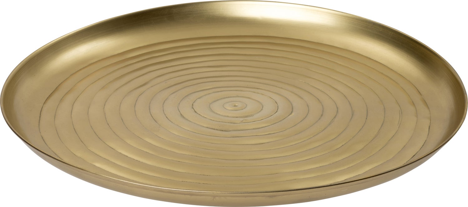 Intratuin dienblad Deni goud D 38 H 1,5 cm