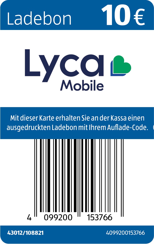 Lycamobile Ladebon 10 €