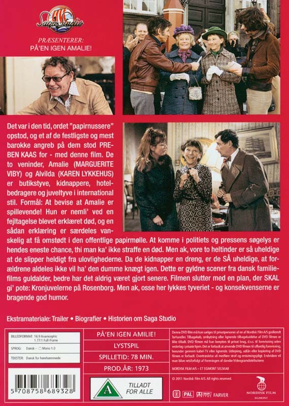 På'en igen, Amalie! - DVD