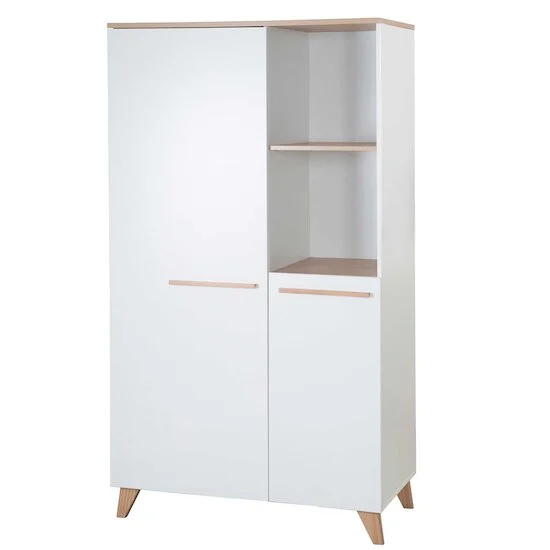 Léon Armoire 2 portes   Blanc        de               Roba