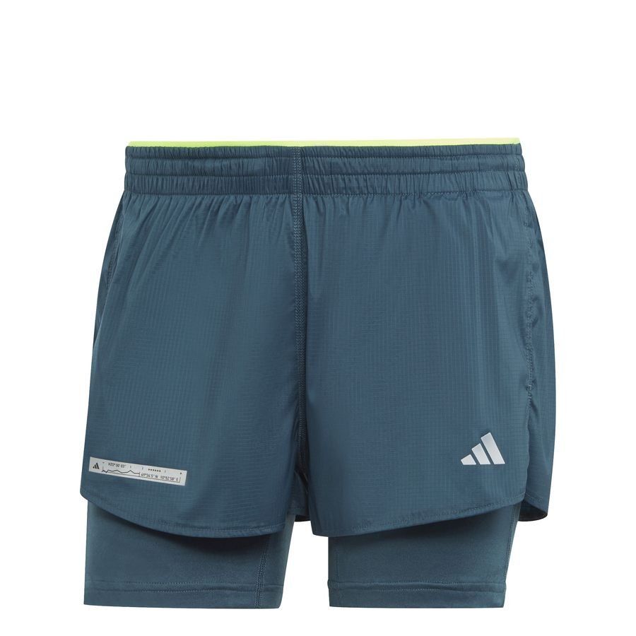 adidas Short Running Ultimate 2 EN 1 - Bleu