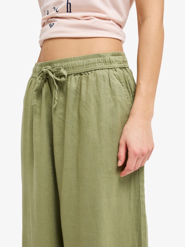 Lekeitio Break Mid Pantalon souple Vert Femme