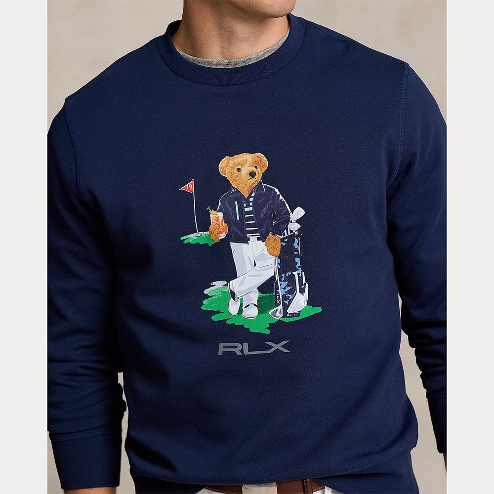 Polo Bear Double Knit Genser Herre Navy