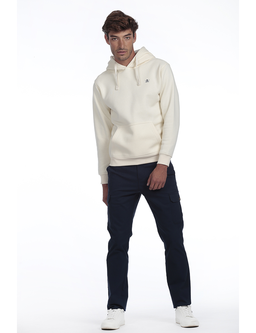 Men's Beige Hoodie