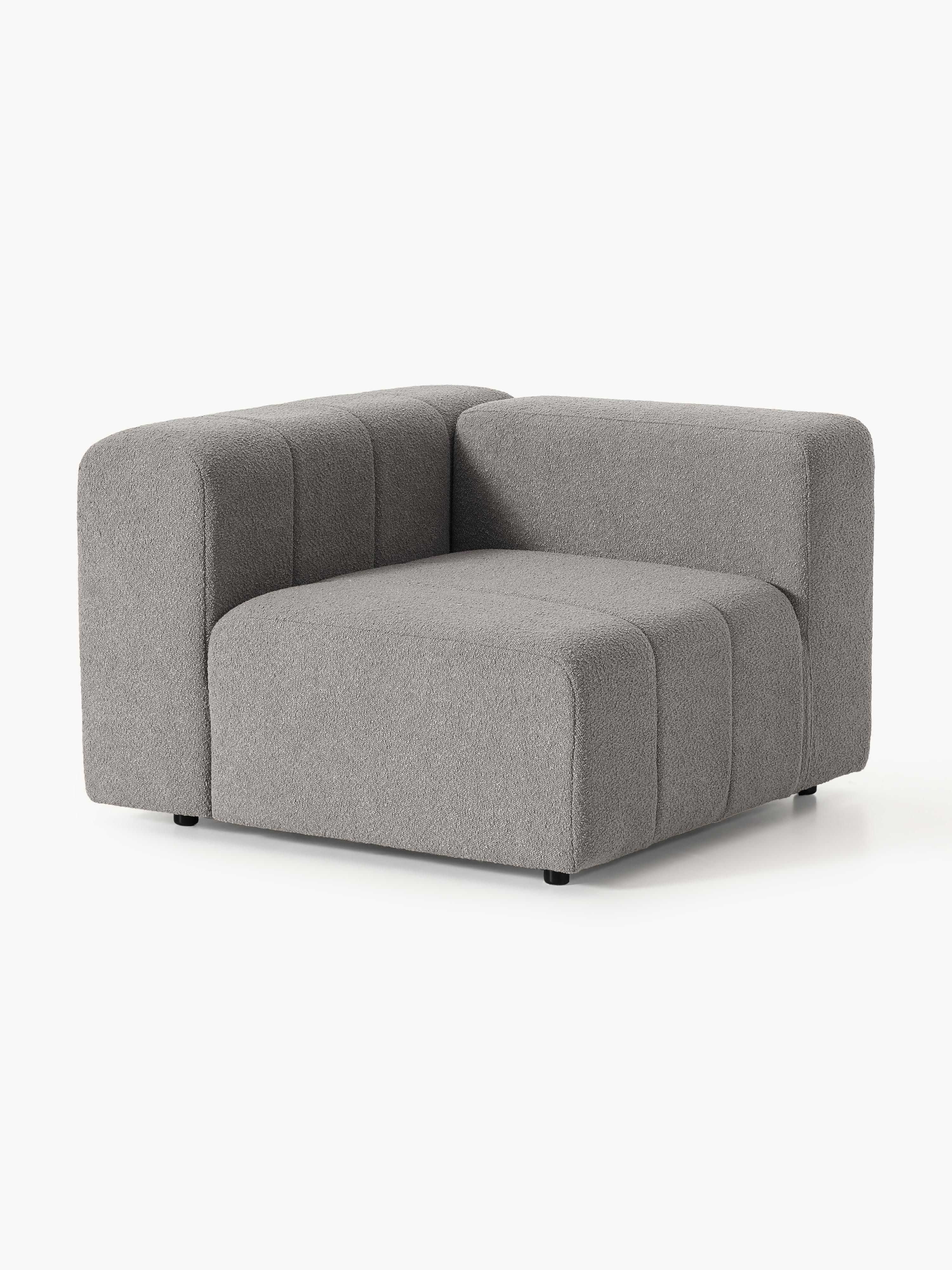 Bouclé hoekmodule Lena